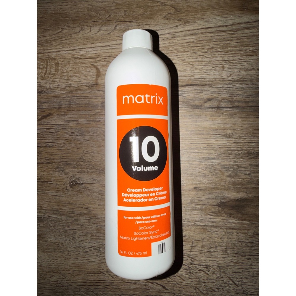 MATRIX 10 VOLUME CREAM DEVELOPER SOCOLOR SYNC LIGHTENERS 16 FL OZ
